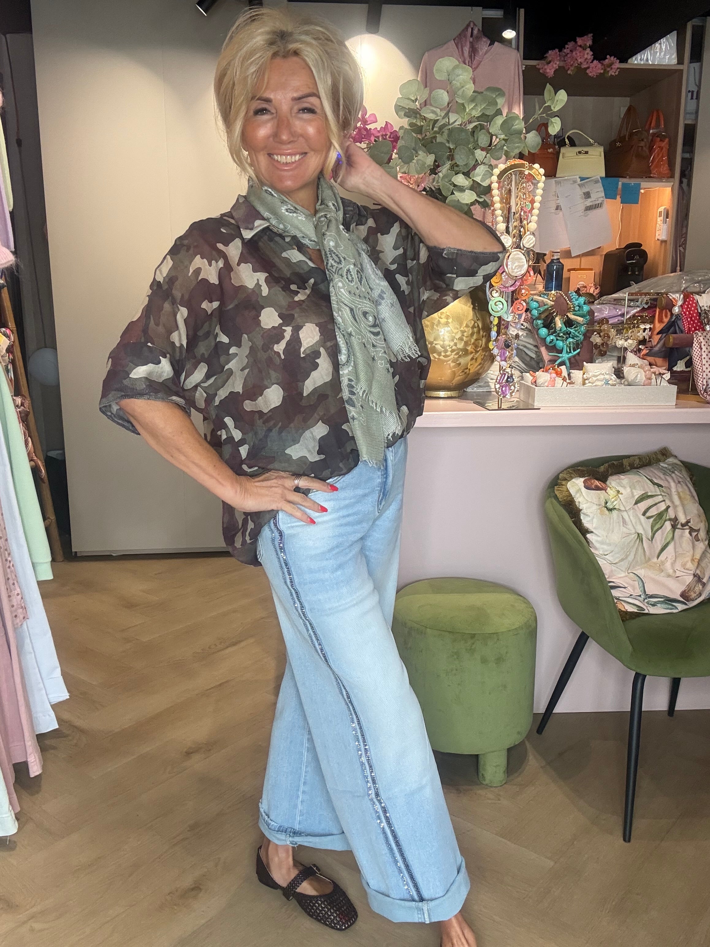 Blouse Army Look
